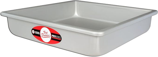 Fat Daddio's Anodized Aluminum Square Cake Pan, 7 x 2 Inch