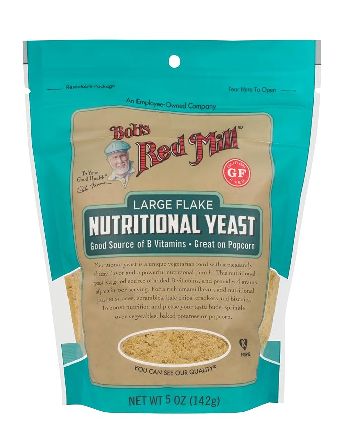 Bob's Red Mill Nutritional Yeast, 5oz (Pack of 4) - Vegan, Paleo Friendly, Kosher