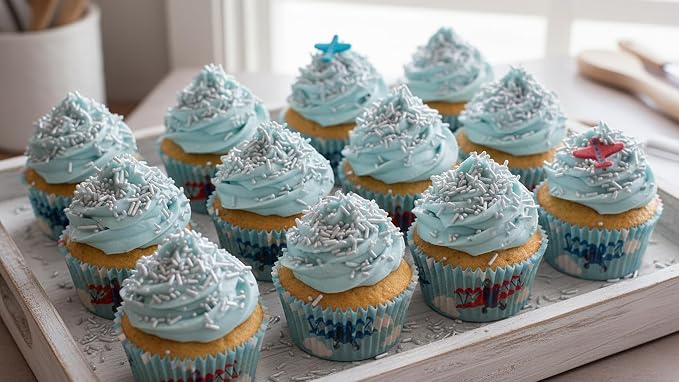 NCS Gray Jimmies Edible Sprinkles – Cupcake, Cake & Cookie Decorations, 7 oz
