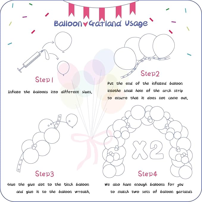412pcs Pastel Balloon Garland Arch Kit 18 12 10 5 Inch Different Sizes Macaron Assorted Colors Balloon Latex Colorful Balloons for Baby Shower Girls Birthday Wedding Easter Rainbow Party Decoration