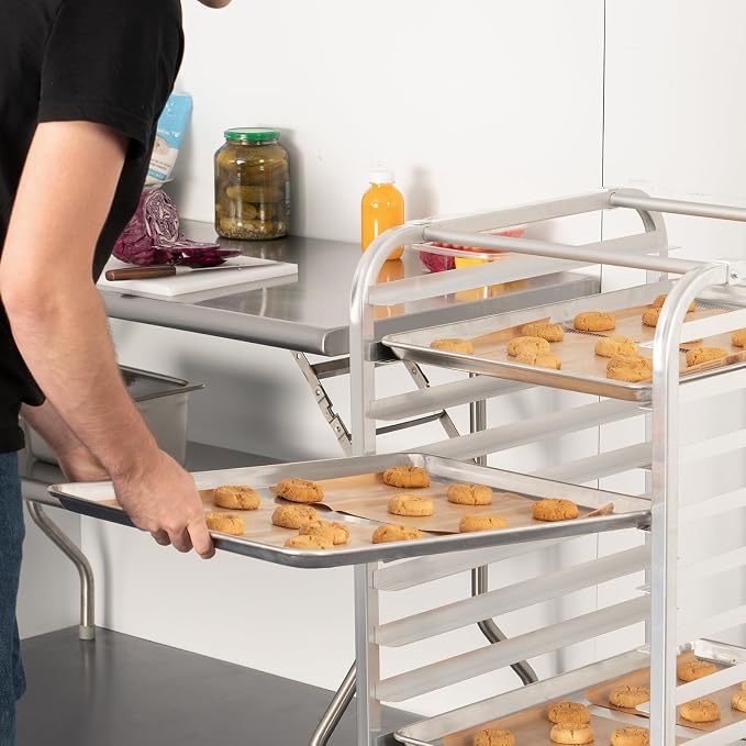 HARDURA Aluminum Baking Sheet Pan 18”L X 13”W X 1”H Cookie Sheet, 12Packs, For Oven in Bakery & Restaurant, Kitchen