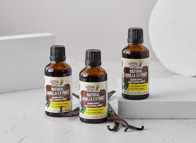 Pure Vanilla Extract Madagascar Bourbon Variety / Non Alcoholic Vanilla Extract, Sustainably and Ethically Sourced Vanilla / 1.7 Fl oz / 50 ml / Halal / Glas bottle