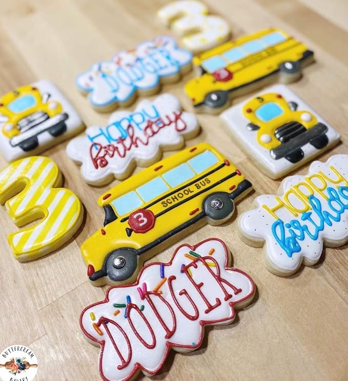 Ann Clark School Bus Cookie Cutter 4-1/2" Made in USA
