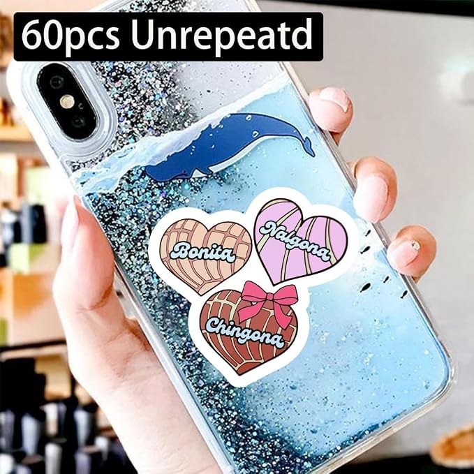 Funny Chingona Stickers for Mexican Latina Women, Bold Hispanic Heritage Decals for Water Bottles Laptop Kindle, Vibrant Chicana Power Gift Set, Waterproof Vinyl
