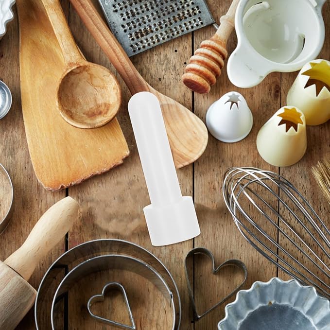 VOSAREA Press Stick Tart Shaper Tamper Pastry Dough Presser for Egg Tart Molds Waffle Cone Roller
