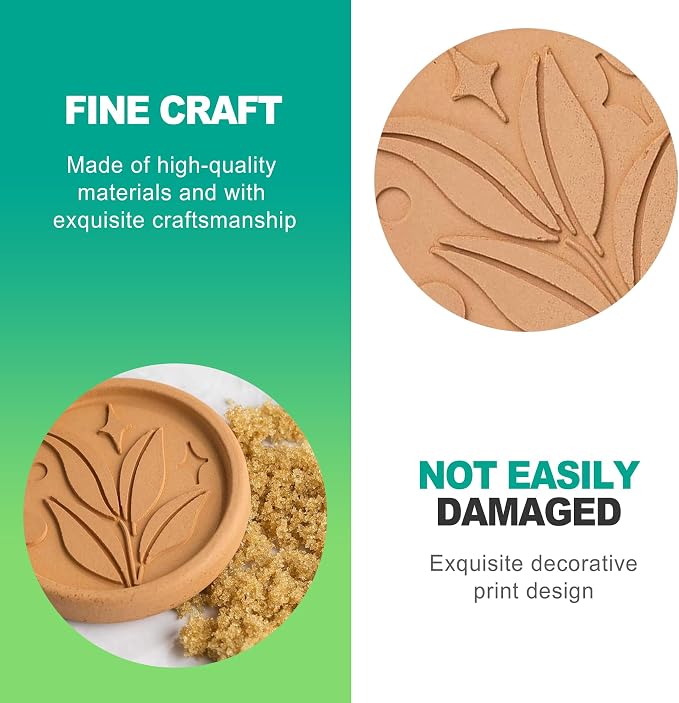 slaixiu 2PCS Reusable Brown Sugar Saver - Food-Safe Terracotta Clay Disc to Keep Sugar Moist, Baking & Storage Essential