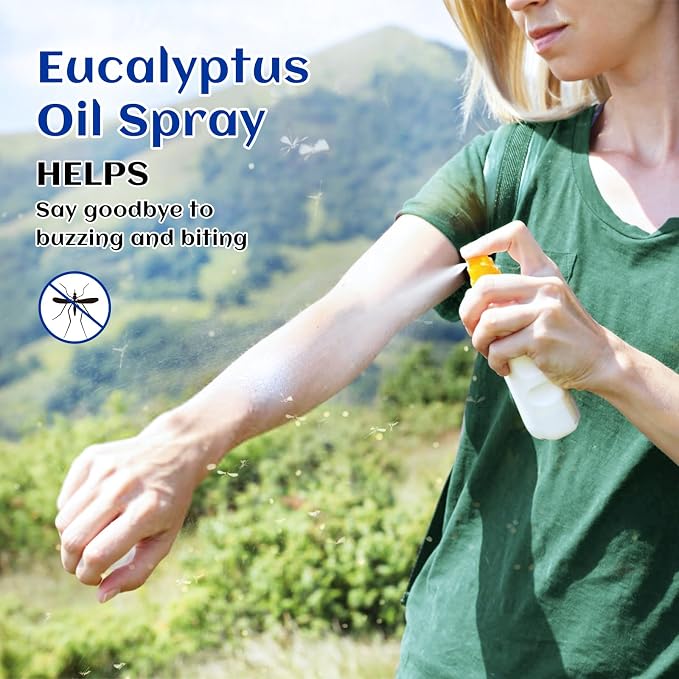 HIQILI Eucalyptus Essential Oil for Spray, Diffuser & Skin - 32 Fl Oz
