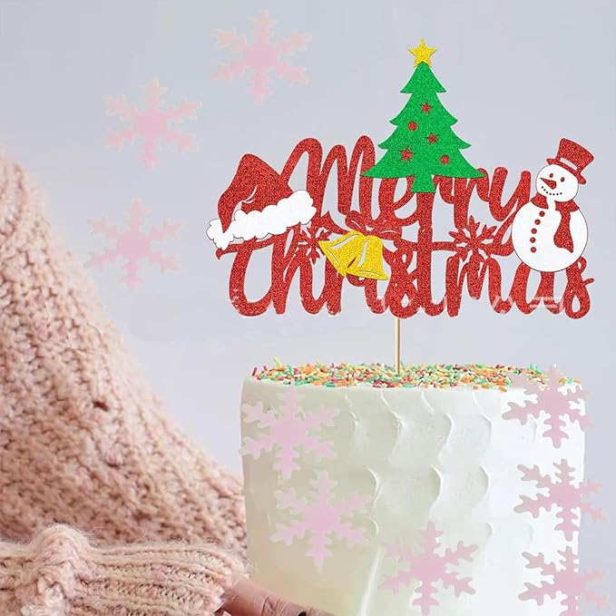 50PCS edible snowflakes for cake decorating Pink edible christmas cake decorations Wafer Paper snowflake cupcake toppers for Christmas Winter Holiday Frozen Theme Party Supplies
