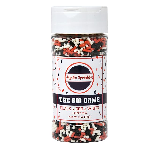 Mystic Sprinkles The Big Game Jimmy Mix 3oz Bottle (Black, Red & White)