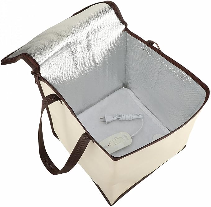 Bread Proofer Warming Mat Aluminum Film Heating Pad Foldable Proofing Box Thermal Insulation Handle Suitable for Sourdoughs Fermentation Dough Proofin, 35L