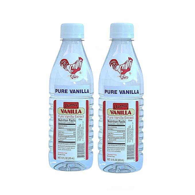 Danncy Vanilla Clear 12 fl oz (355 mL) 2 Pack – Authentic Mexican Vanilla Flavor