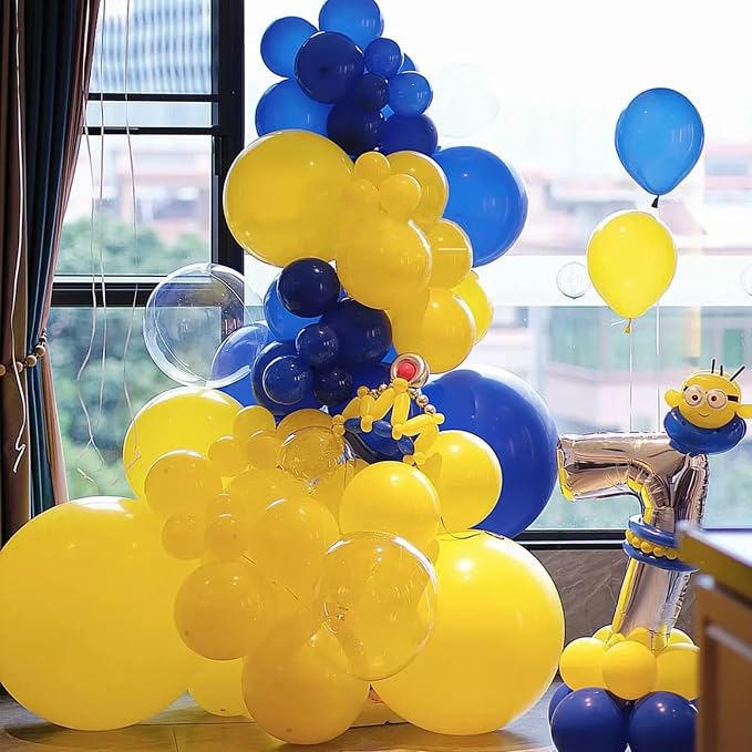 Voircoloria Lemon Yellow Balloons, 66pack 12inch Mustard Yellow Latex Party Balloons for Birthday Baby Shower Graduation Wedding Gender Reveal Anniversary Party Decorations