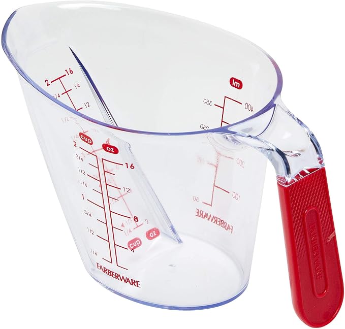Farberware Pro Angled Measuring Cup, 2-Cup, Red