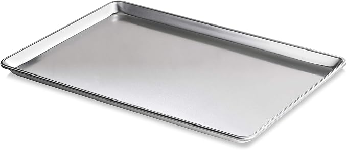 New Star Foodservice Heavy Duty 16-Gauge Aluminum Sheet Pan, 18 x 26 x 1 Inches, Pack of 12