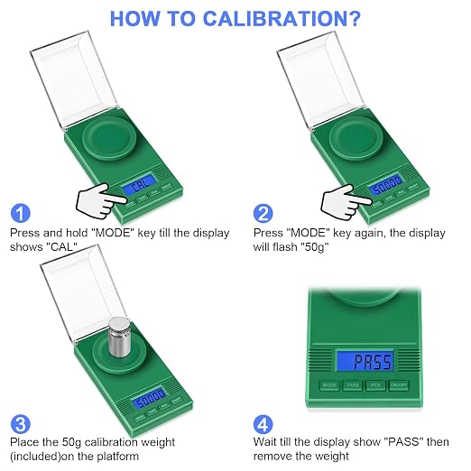 Fuzion Digital Milligram Scale 50g/0.001g, Powder Scale 6-in-1 Kit | Includes Soft Carry Bag, 50g Calibration Weight, Battery, Milligram Scale for Capsule Filling, Supplement, Reloading, Jewelry
