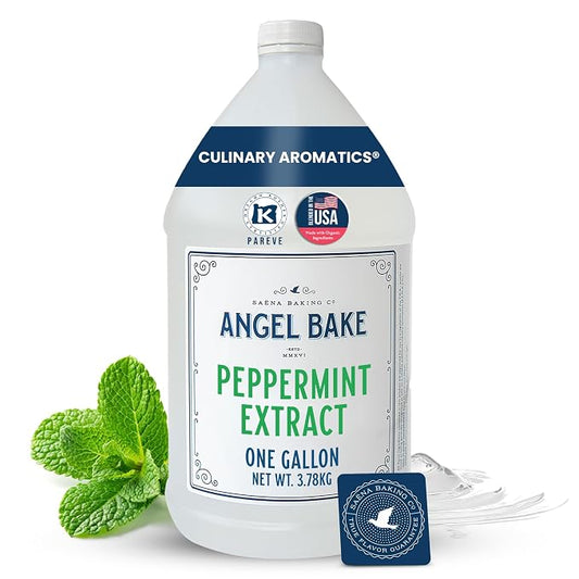 Angel Bake Pure Peppermint Extract, 1 Gallon