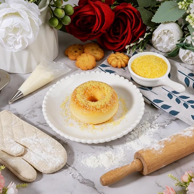 Yellow Sprinkles Sanding Sugar for Baking, 6.35oz/180g Edible Sparkling Sugar Crystals, Decorating Sugar Sprinkles for Cakes Cupcakes Cookies Ice Cream