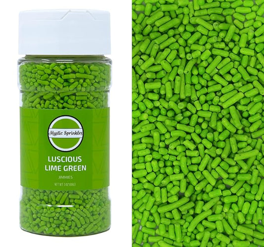Mystic Sprinkles Solid Color Jimmy Sprinkles (Luscious Lime Green)