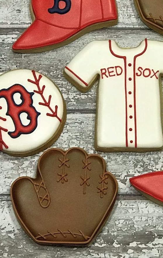 Ann Clark Baseball Cookie Cutters 3-Pc. Set (Ball, Glove, Hat) Made in the USA
