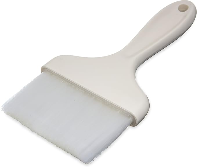 Carlisle FoodService Products 4039302 Sparta Galaxy Nylon Pastry Brush, 4", White (Pack of 12)