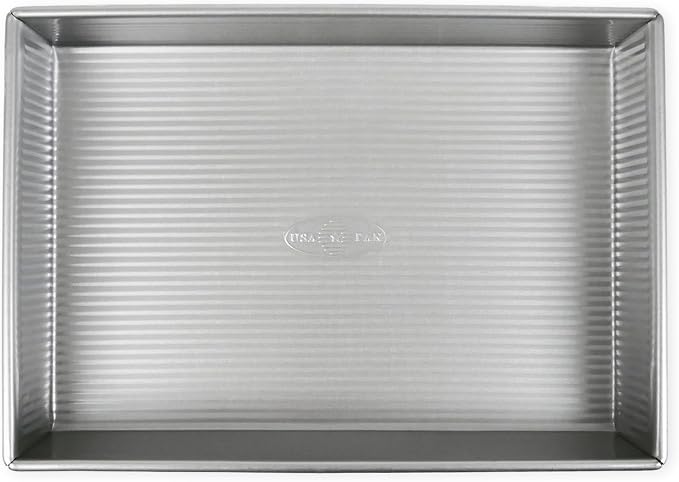 USA Pan Bakeware Rectangular Cake Baking Pan, 9 x 13 inch, Nonstick & Quick Release Coating, Aluminized Steel