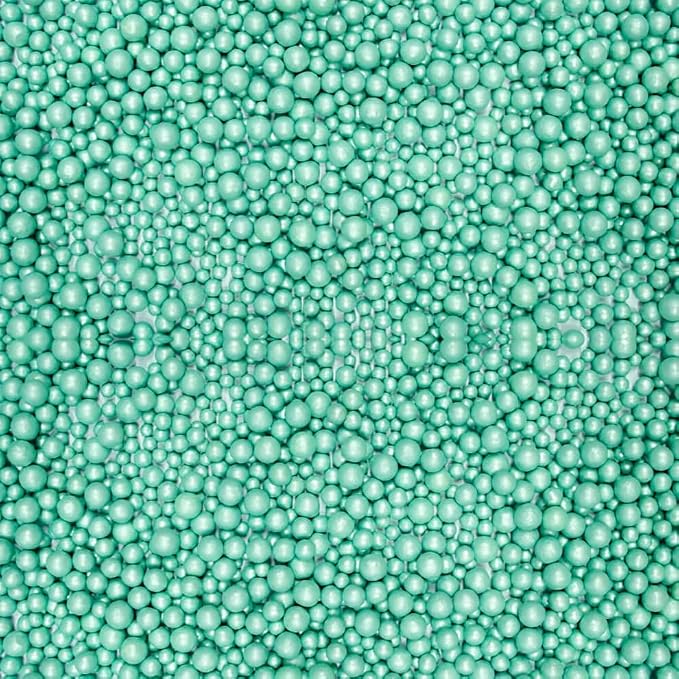 Confect Love Mint Green Pearl Disco Ball Mashups - Decorative Cake Decorating Sprinkles, Edible Sprinkles for Cakes, Cupcakes, and Desserts | Vegan, Gluten-Free, Soy-Free, Dairy-Free, Palm Oil-Free – 4.2 Oz