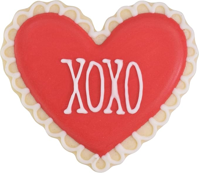 R&M Heart Fluted 3.5" Cookie Cutter in Durable, Economical, Tinplated Steel
