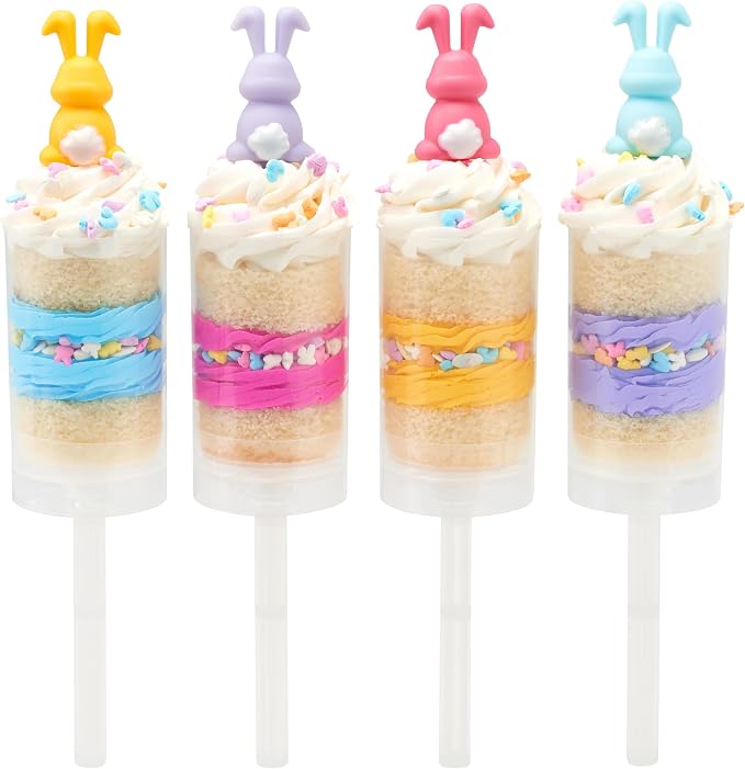 DECOPAC Deluxe Easter Quins, 17oz, Fancy Sprinkles Shaped Like Animals & Eggs, Candy Sprinkles in Handheld Container, Edible Sprinkles For Celebration Cakes, Cupcakes, Cookies