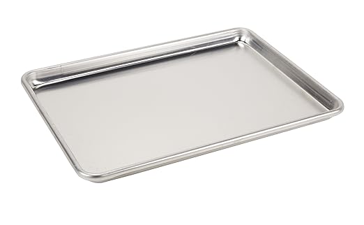 Vollrath Wear-Ever Half-Size Sheet Pan, 18-Inch x 13-Inch, Open-Bead, Aluminum, NSF