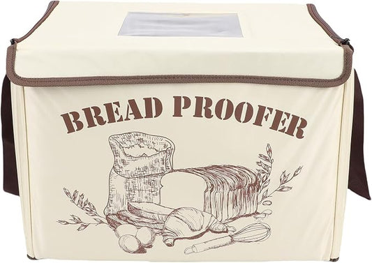 Folding Bread Proofing Box, 3 Sided Heating Dough Proofer with 50-113F Timer Control, Insulated Dough Rising Box for Sourdough Pizza Yogurt Baking (US Plug 110V)