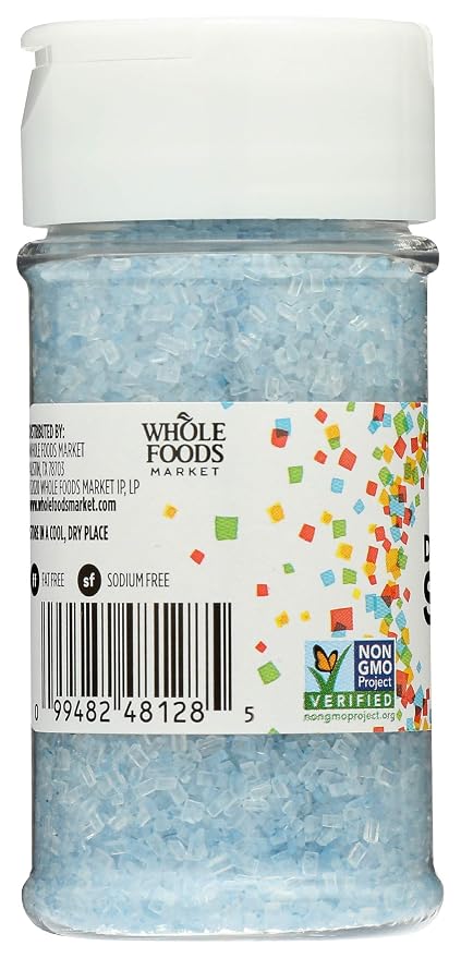 365 by Whole Foods Market, Blue Decorating Sugar, 3.3 Ounce (Pack of 2)