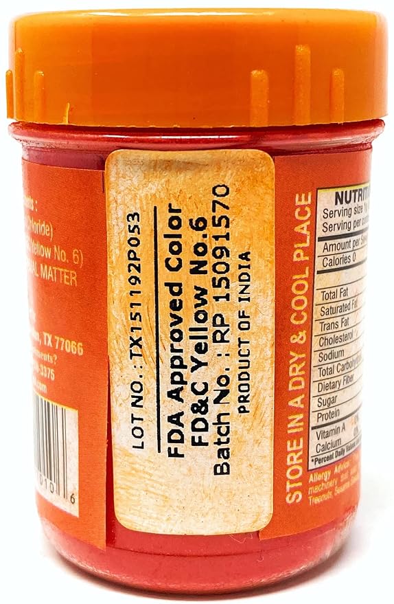 Rani Orange Food Color Indian 25gm (0.88oz) ~ Vegan