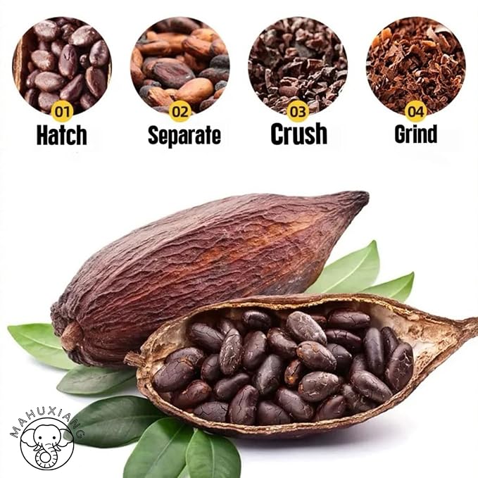 MAHUXIANG Alkalized Cocoa Powder (35.2 oz / 1000 g) — Dutch-Processed Cocoa for Baking, Desserts & Hot Cocoa, No Added Ingredients, Gluten-Free