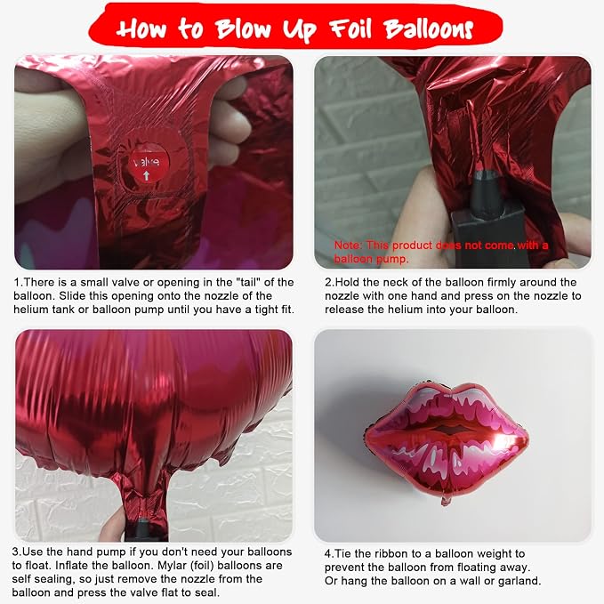 Valentines Day Balloon Garland Arch Kit Macaron Pink Retro Pink Red Balloons Heart Lip Balloons for Valentines's Day Bridal Shower Baby Shower Bachelorette Anniversary Party Decoration Supplies
