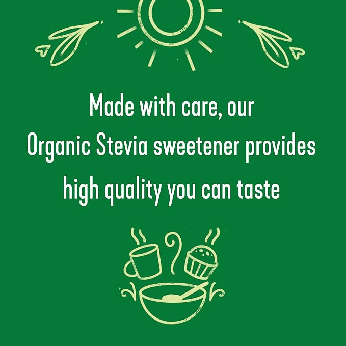Wholesome Organic Stevia, Zero Calorie Sweetener Blend, Non GMO & Gluten Free, 2.64 Oz, 75ct (Pack of 2)