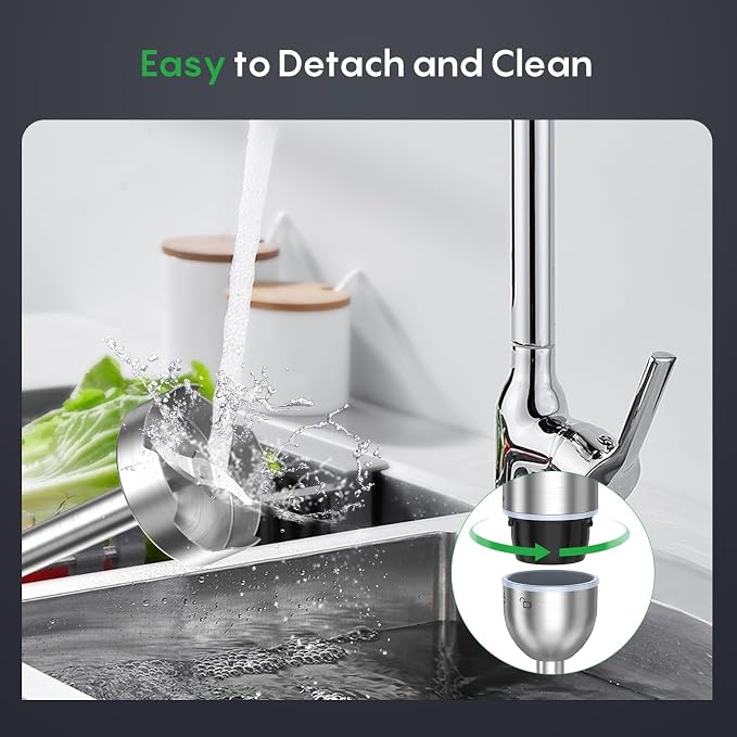Immersion Handheld Blender 500W with 700ml Beaker, 12-Speed & Turbo Mode Hand Blender Stick, 304 Stainless Steel Blades for Soup, Smoothie, Puree, Baby Food