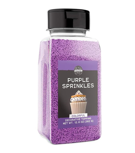 Birch & Meadow Purple Sprinkles, 12.8 oz, Fun & Decorative Topping