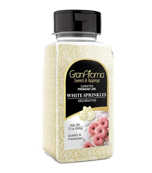 GranAroma White Sprinkles, 12 oz, Decorative, Cakes & Cupcakes