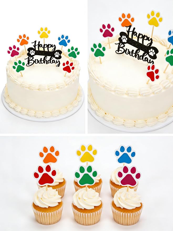 Acrylic Happy Birthday Cake Topper Durable Reusable Perfect for Birthday Cakes, Cupcakes, Dessert Tables Ideal for Kids Adults Birthday Celebrants (Colorfiul-1)