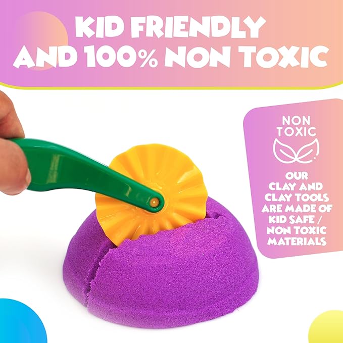 DIMROM Clay and Play Dough Tools 12 Piece Set - Ages 3 & Up (12pcs)