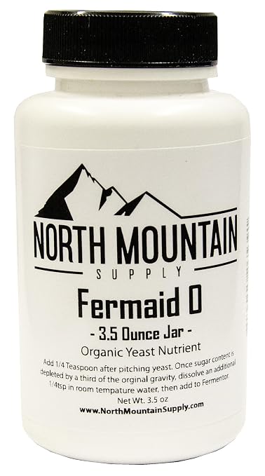 North Mountain Supply Fermaid O Yeast Nutrient - for Beer and Wine Homebrewing - 3.5oz Jar