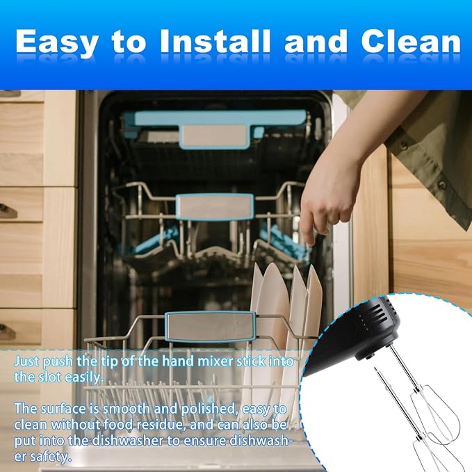 2pcs Hand Mixer Beaters Attachments Compatible with, Universal Stainless Steel Hand Mixer Beaters Replacement for Cooking and Baking Tool Accessory