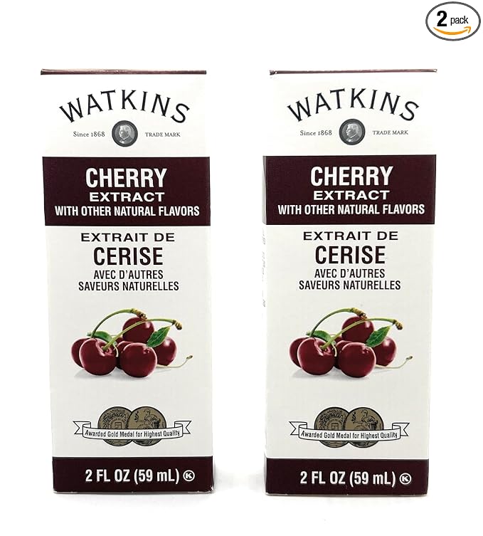 Watkins Baking Extracts - pack of 2 (Cherry 2oz)