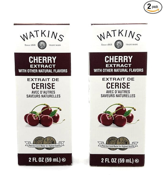 Watkins Baking Extracts - pack of 2 (Cherry 2oz)