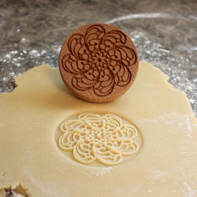 Wood Cookie Stamp, 2.5 Inch (Milan Duomo CS-057)