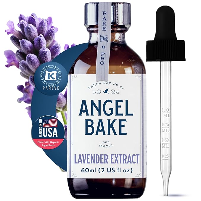 Angel Bake Pure Bulgarian Lavender Extract, 2 oz