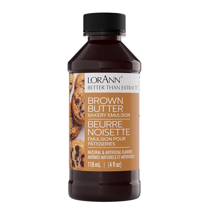 LorAnn Brown Butter Emulsion, 4 ounce bottle