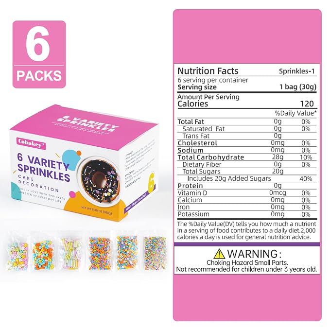 Easter Sprinkles Mix - 6.35oz Pastel Nonpareils Carrot Egg Bunny Sprinkles, Spring Sprinkles Confetti Sugar Rods, Rainbow Flowers for Cake Decorating, Cookies Baking Cake Ice Cream Cupcakes Topping