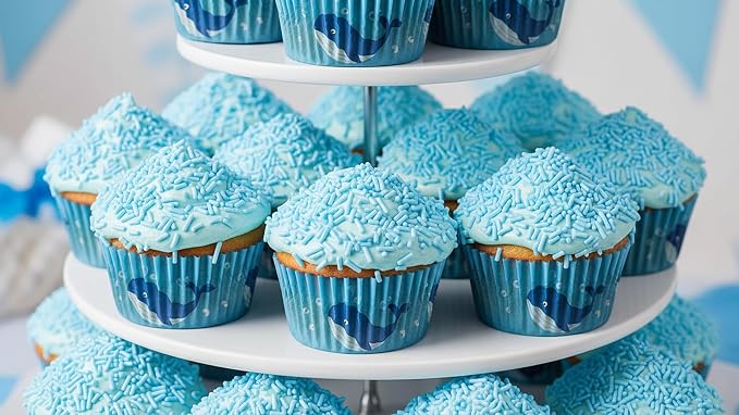 NCS Pearlized Blue Jimmies Edible Sprinkles – Cupcake, Cake & Cookie Decorations, 7 oz