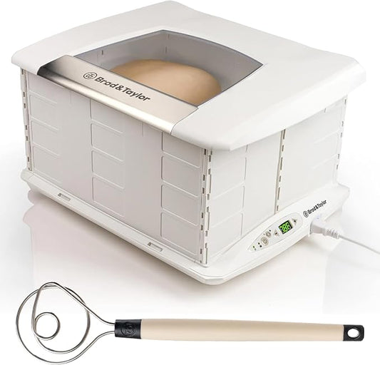 Brod & Taylor Folding Proofer + Dough Whisk (Bundle)